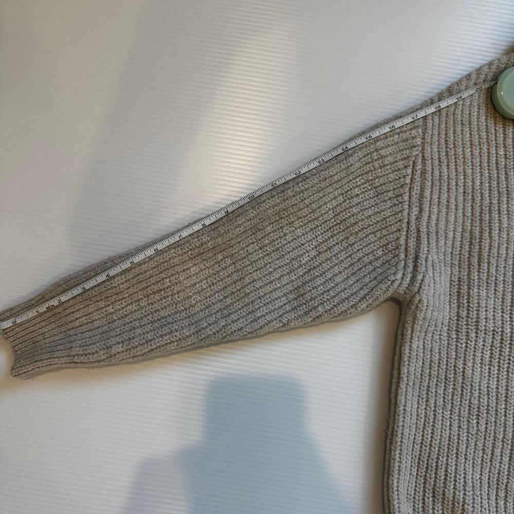 Wilfred Aritzia Montpellier 100% Merino Wool Chunky Turtleneck Sweater Oatmeal S - Picture 10 of 16